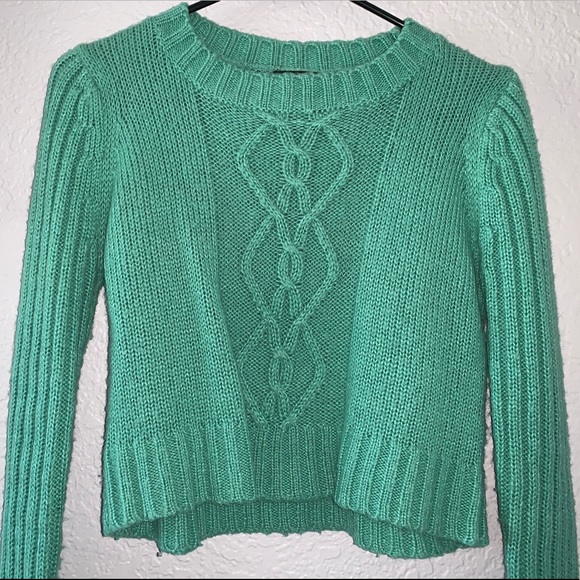 Green knit sweater - Picture 2 of 4